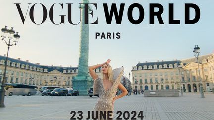 Affiche du Vogue World Paris 2024. (DR)